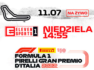 Formuła 1: Grand Prix Włoch 2022 w Eleven Sports