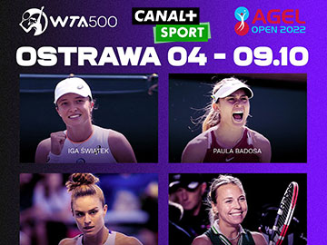 WTA 500 Ostrawa 2022 Iga Świątek fot CANAL+ sport 360px