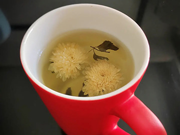 Chińska herbata z kwiatów chryzantemy