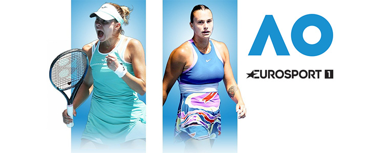 Magda Linette Aryna Sabalenka Eurosport 1 Australian Open AO 2023