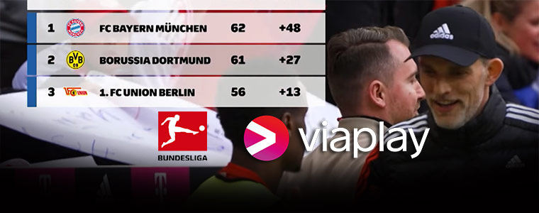 Tabela Bundesliga bayern 2023 Viaplay 760px