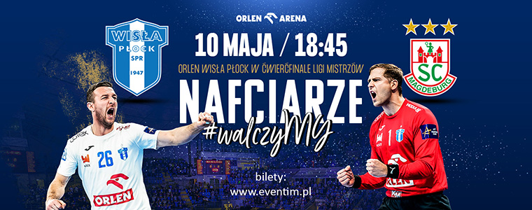 Orlen Wisła Płock Liga Mistrzów EHF prwislaplock.pl