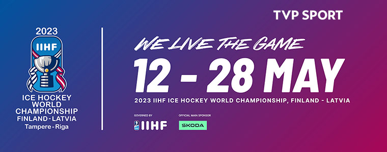 Ice Hockey 2023 MŚ elity hokej na lodzie TVP Sport 760px