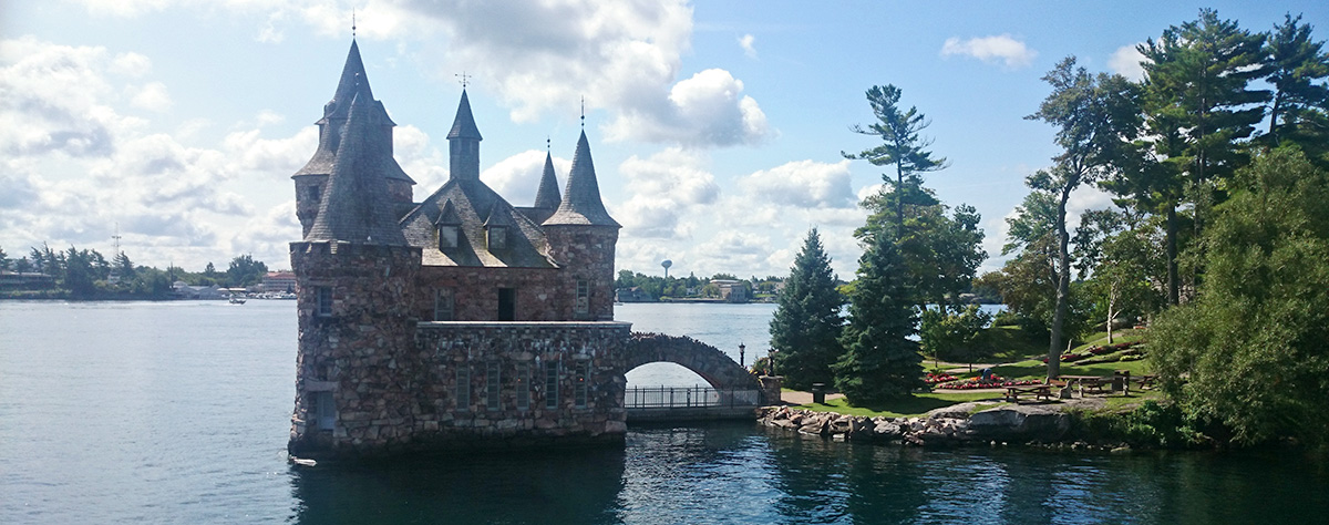 Boldt Castle na Heart Island Tysiąc Wysp Kanada