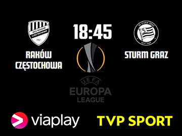 Raków Częstochowa Sturm Graz Liga Europy TVP sport Viaplay 360px