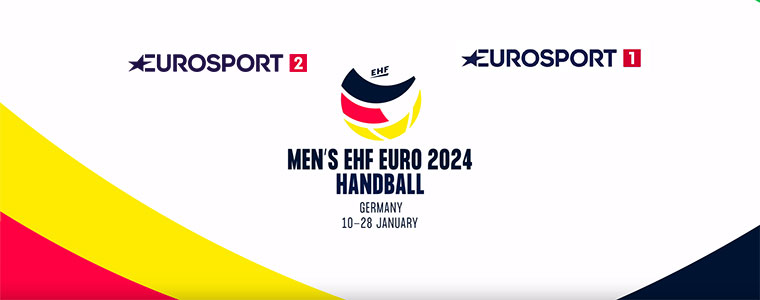 EHF Euro 2024 logo Eurosport EHF piłka ręczna 760px