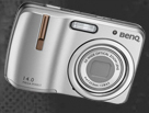 BenQ C1480 – smukły aparat zasilany bateriami AA