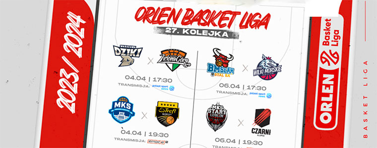27 kolejka OBL Orlen Basket Liga PLK 760px