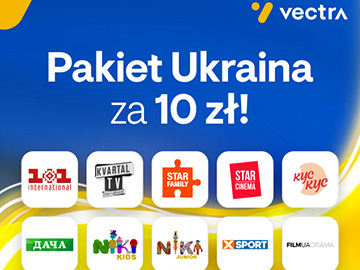 Vectra: Pakiet Ukraina - 10 nowych kanałów TV