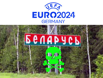 Białoruś piractwo Euro 2024 UEFA 360px