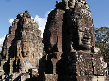 Kambodża z kompleksem Angkor Thom i Angkor Wat