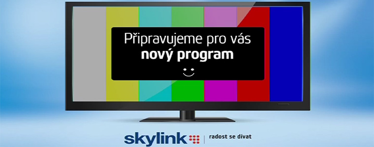 Skylink plansza zapowiadająca nowy program