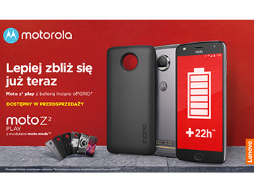 Przedsprzedaż nowego smartfona Motorola Moto Z2 Play