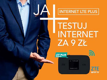 Testuj Internet LTE Plus za 9 zł Plus Cyfrowy Polsat Szymon Majewski