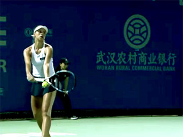 Radwańska - Barty i Linette  - Muguruza w WTA Wuhan