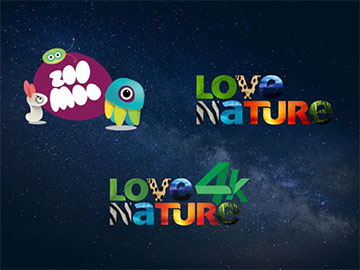 Love Nature 4K, Love Nature HD i ZooMoo HD oficjalnie z 13°E i 9°E