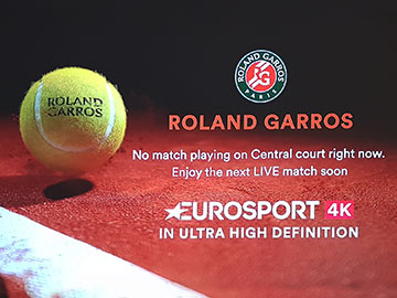 Roland Garros Eurosport UHD 4K