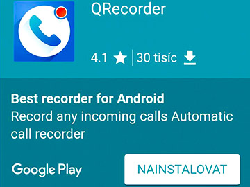 Uwaga na Androidową aplikację QRecorder