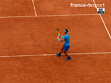 Roland-Garros na żywo w 8K via 5G [wideo]