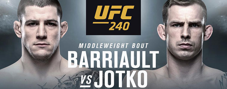 UFC 240  Krzysztof Jotko Marki-Andre Barriault
