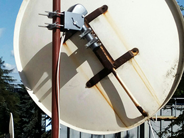 DX-er z Lublina z obrotnicą przy antenie 120 cm
