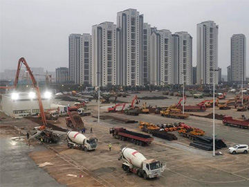 Koronawirus szpital budowa Wuhan