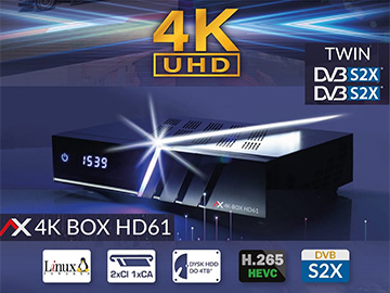 AX 4K BOX HD61 - test odbiornika