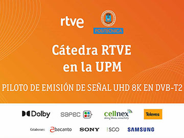 Demo transmisji RTVE sygnału UHD 8K w DVB-T2