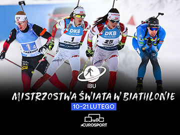 Czas na MŚ w biathlonie w Eurosporcie