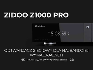 Odtwarzacz sieciowy Zidoo Z1000 Pro