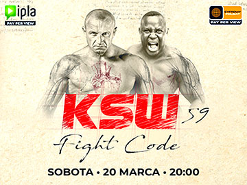 Gala KSW 59 Fight Code w PPV w Cyfrowym Polsacie i Ipli