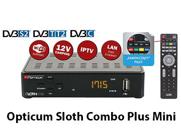Nowy odbiornik Opticum Sloth Combo Plus Mini