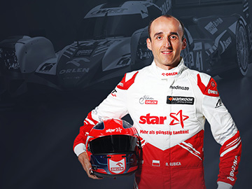 Robert Kubica na torze Spa-Francorchamps