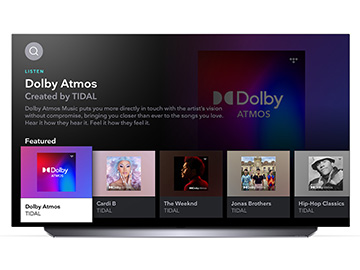 LG Electronics Tidal Dolby Atmos