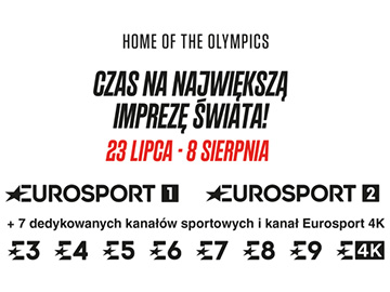 Eurosport 4K i Eurosport 3-9 HD w sieci Jambox