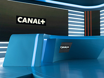 Nowe studio Canal+: głównym elementem ruchomy video wall