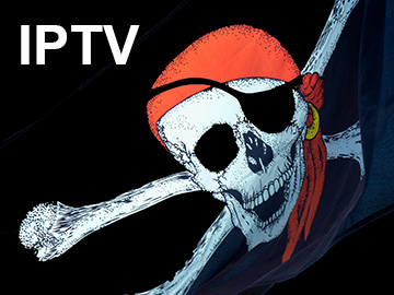 piractwo IPTV czaszka pirat