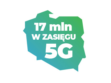 Plus 5G: Ponad 17 mln mieszkańców Polski w zasięgu