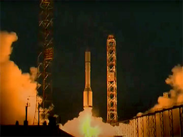 Dwa rosyjskie satelity wystrzelone z Bajkonuru [wideo]