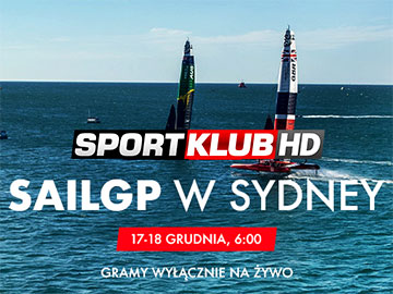 Sportklub pokaże przedświąteczną rundę SailGP