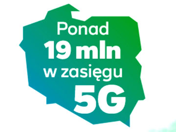 Ponad 19 mln w zasięgu Internetu 5G Plusa