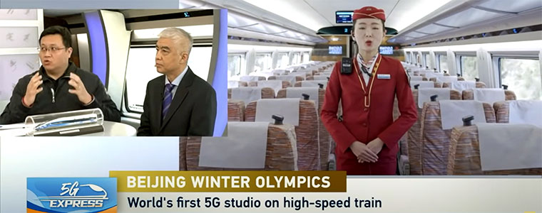 China 5G Express pociąg 5G TV 760px