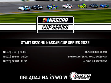 6.02 rozpocznie się nowa era wyścigów NASCAR