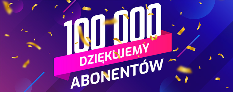 Jambox 100 tysięcy abonentów