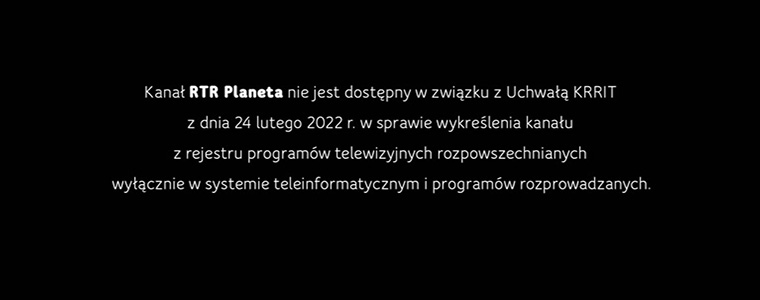 Komunikat wyłączenie kanałów rosyjskich UPC Polska