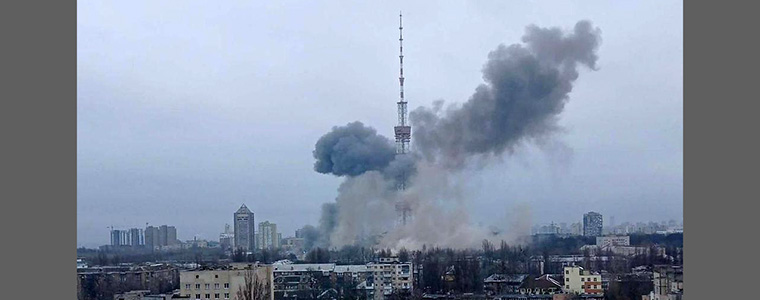kijowska wieża telewizyjna twitter.com/ua_parliament