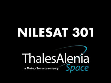 Nilesat 301 Thales alenia space logo 360px