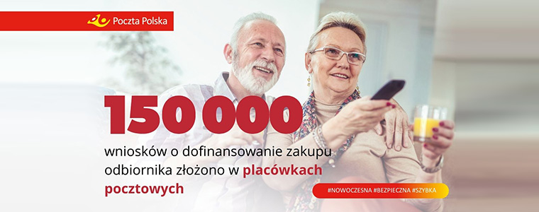 Poczta Polska: Dziennie 5 tys. wniosków o dofinansowanie